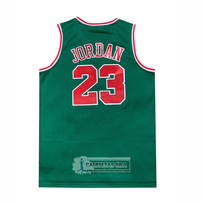 Camiseta Chicago Bulls Michael Jordan NO 23 Mitchell & Ness 1997-98 Verde